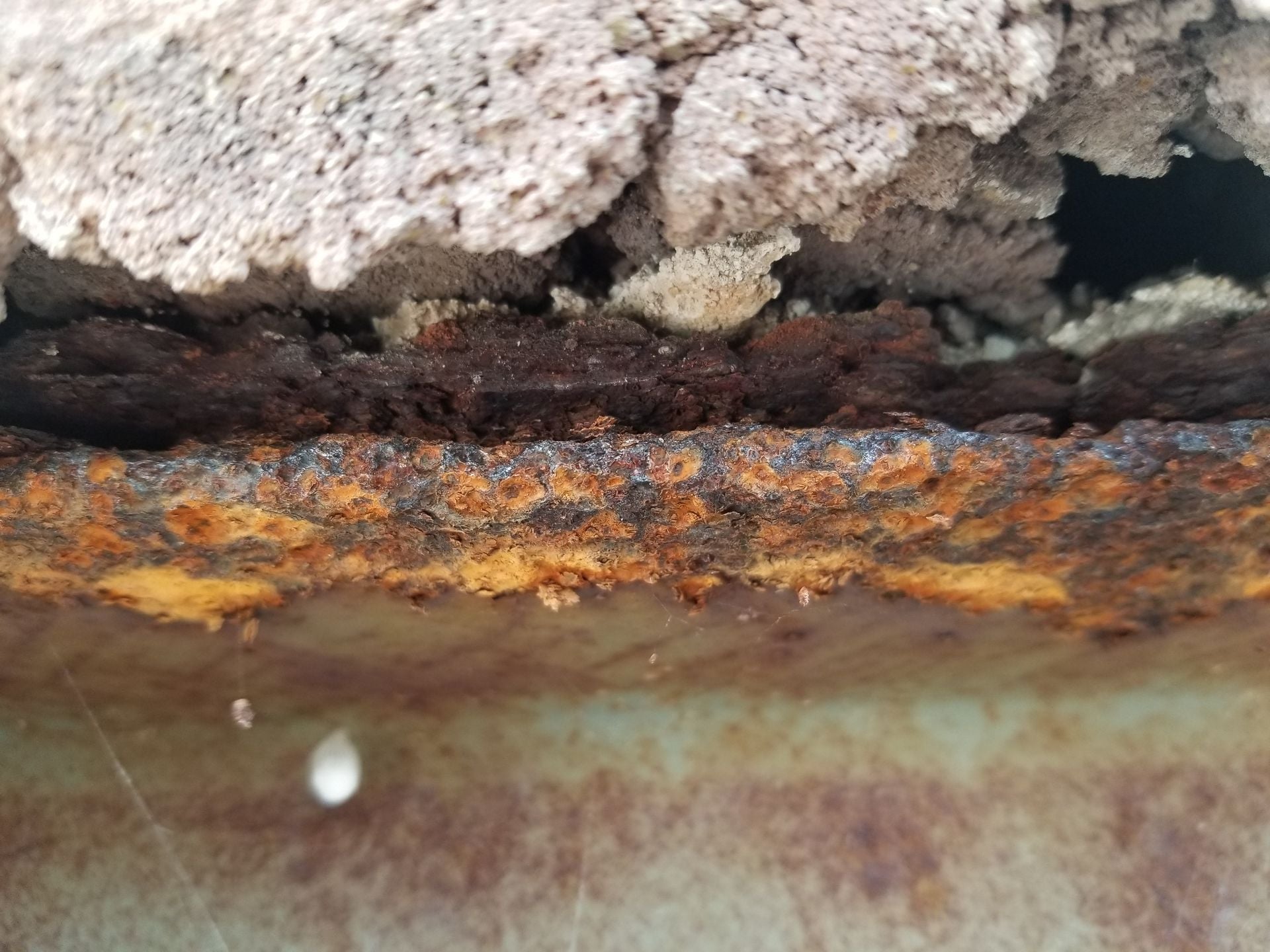 water damage behind cinderblock ameriseal